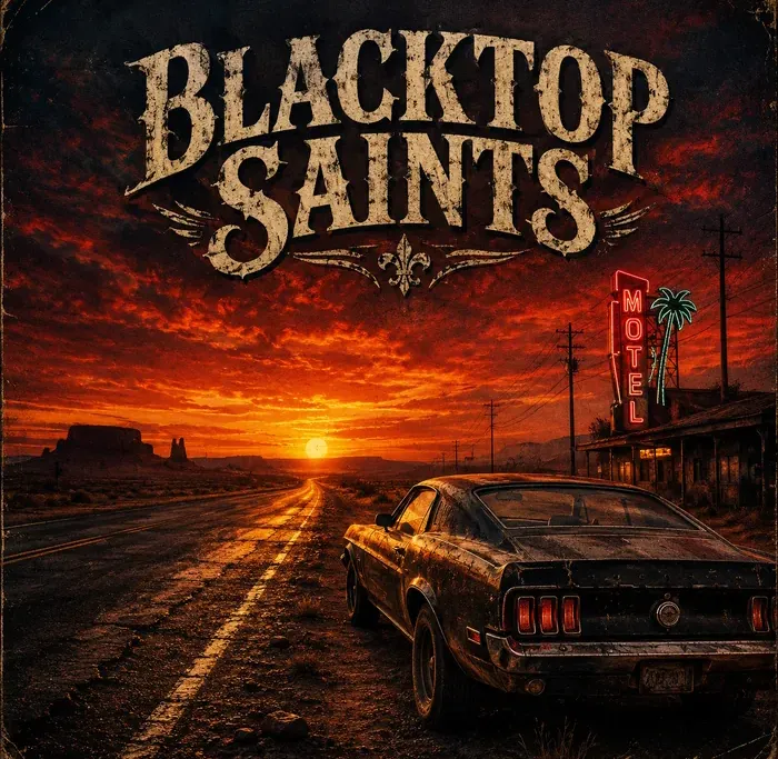Cover art for the album Blacktop Saints