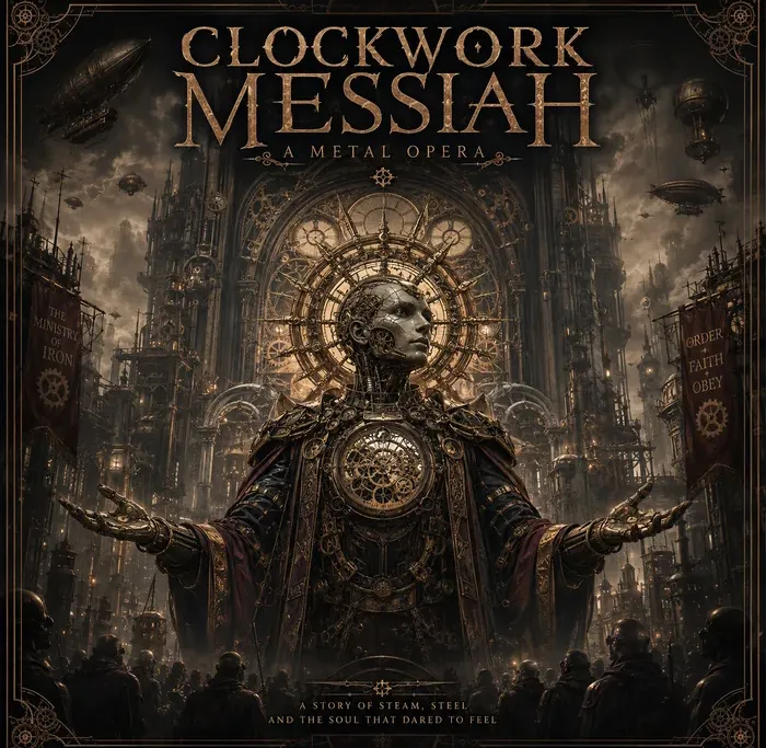 Cover art for the album Clockwork Messiah