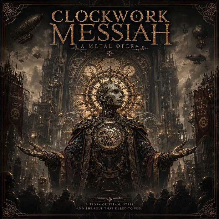 Cover art for the album Clockwork Messiah