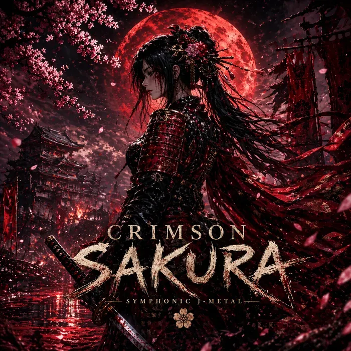 Cover art for the album Crimson Sakura
