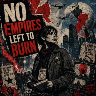Cover art for the album No Empires Left to Burn