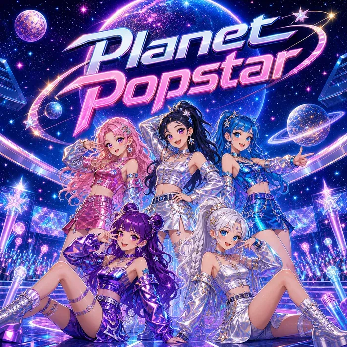 Cover art for the album Planet Popstar