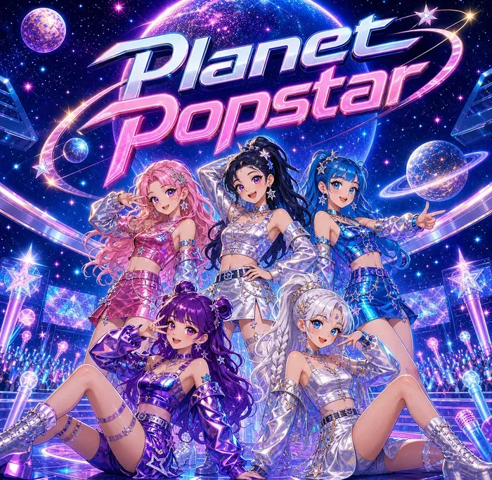 Cover art for the album Planet Popstar