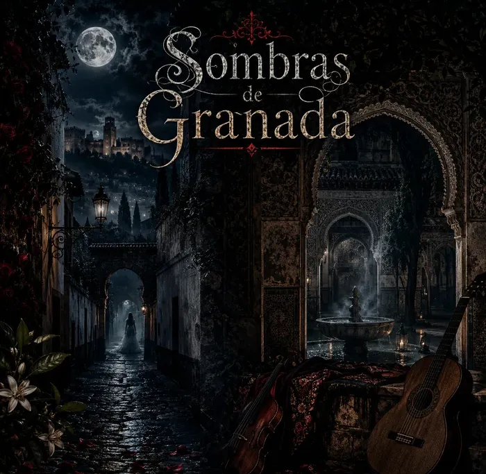 Cover art for the album Sombras de Granada