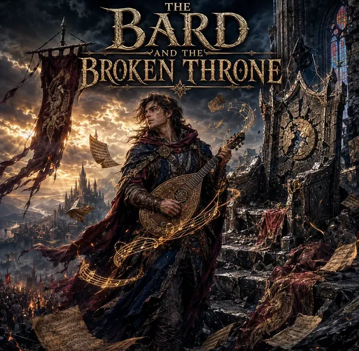 Cover art for the album The Bard and the Broken Throne
