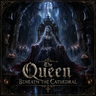 Cover art for the album The Queen Beneath the Cathedral